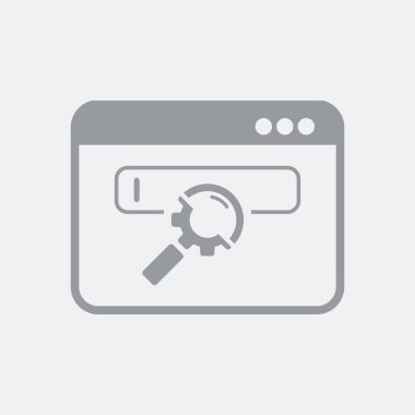 Düz ve izole vektör çizim simgesini minimal ve modern tasarımı ile