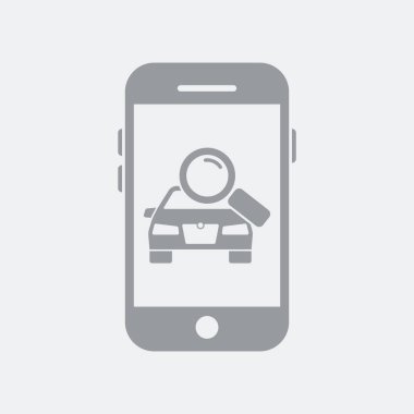 Düz ve izole vektör çizim simgesini minimal ve modern tasarımı ile