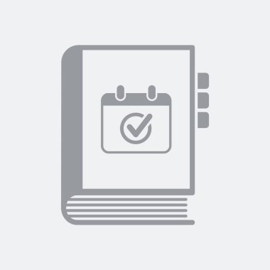 Düz ve izole vektör çizim simgesini minimal ve modern tasarımı ile