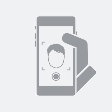 Düz ve izole vektör çizim simgesini minimal ve modern tasarımı ile