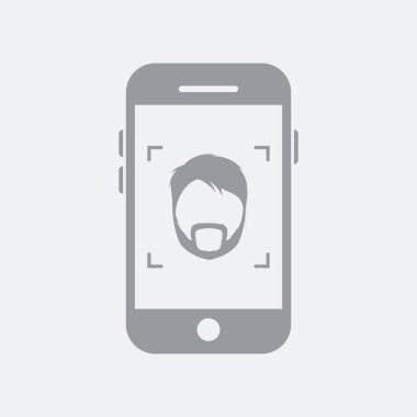 Düz ve izole vektör çizim simgesini minimal ve modern tasarımı ile