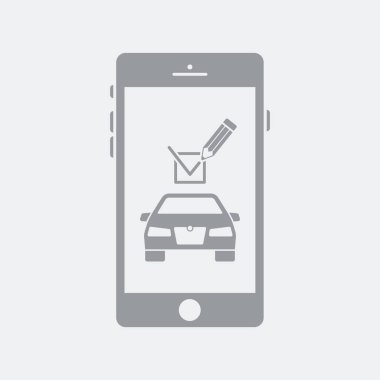 Düz ve izole vektör çizim simgesini minimal ve modern tasarımı ile