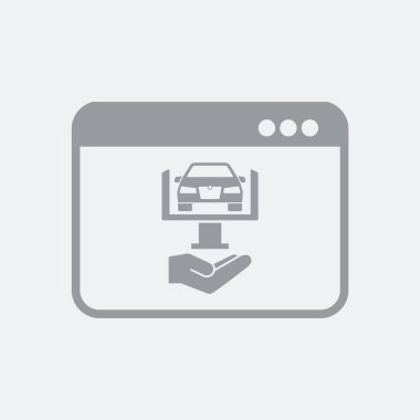 Düz ve izole vektör çizim simgesini minimal ve modern tasarımı ile