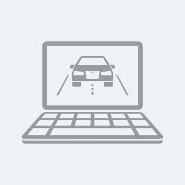 Düz ve izole vektör çizim simgesini minimal ve modern tasarımı ile