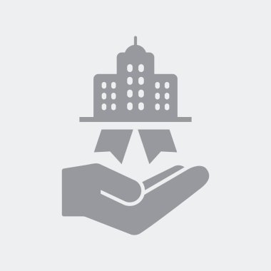 Düz ve izole vektör çizim simgesini minimal ve modern tasarımı ile