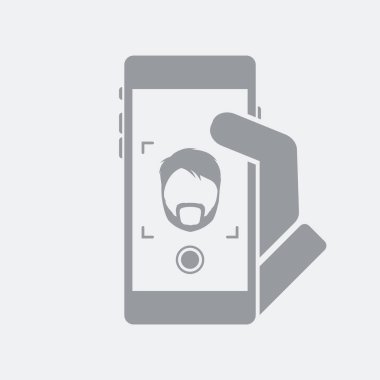 Düz ve izole vektör çizim simgesini minimal ve modern tasarımı ile