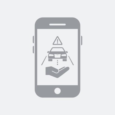 Düz ve izole vektör çizim simgesini minimal ve modern tasarımı ile