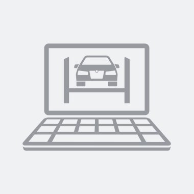 Düz ve izole vektör çizim simgesini minimal ve modern tasarımı ile