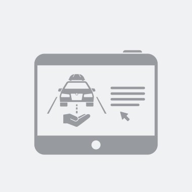 Düz ve izole vektör çizim simgesini minimal ve modern tasarımı ile