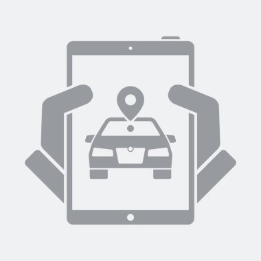 Düz ve izole vektör çizim simgesini minimal ve modern tasarımı ile