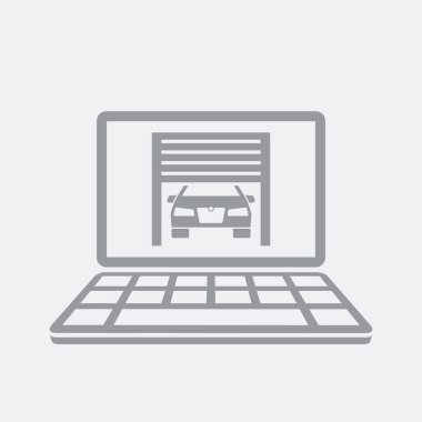 Düz ve izole vektör çizim simgesini minimal ve modern tasarımı ile