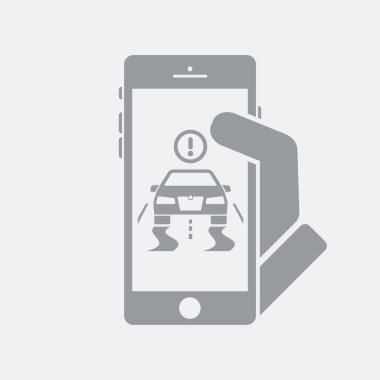 Düz ve izole vektör çizim simgesini minimal ve modern tasarımı ile