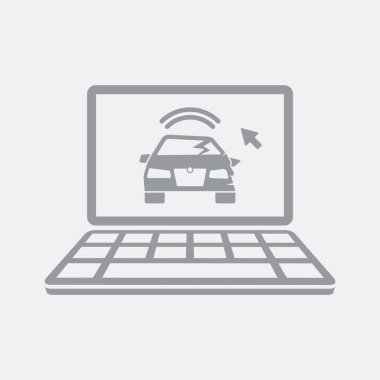 Düz ve izole vektör çizim simgesini minimal ve modern tasarımı ile