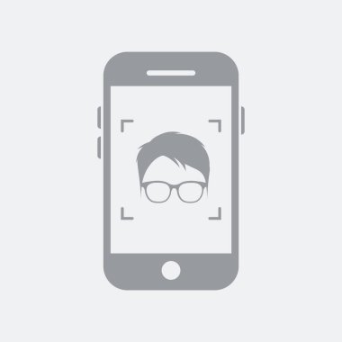 Düz ve izole vektör çizim simgesini minimal ve modern tasarımı ile