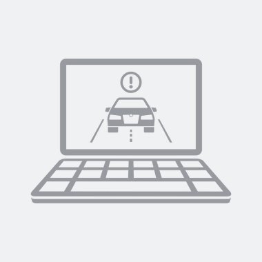 Düz ve izole vektör çizim simgesini minimal ve modern tasarımı ile