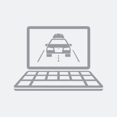 Düz ve izole vektör çizim simgesini minimal ve modern tasarımı ile