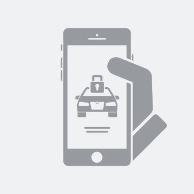 Düz ve izole vektör çizim simgesini minimal ve modern tasarımı ile