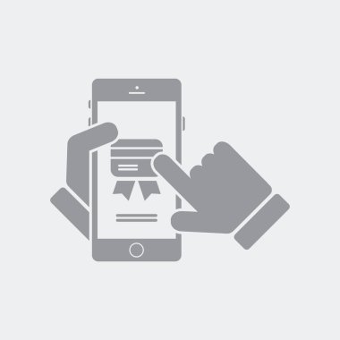 Düz ve izole vektör çizim simgesini minimal ve modern tasarımı ile