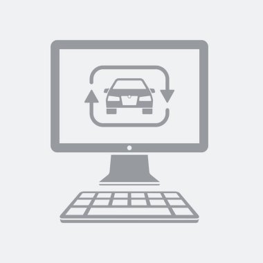 Düz ve izole vektör çizim simgesini minimal ve modern tasarımı ile