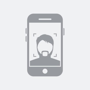 Düz ve izole vektör çizim simgesini minimal ve modern tasarımı ile