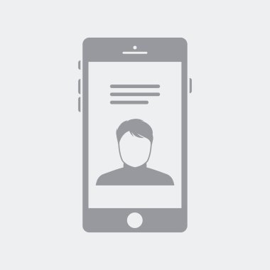 Düz ve izole vektör çizim simgesini minimal ve modern tasarımı ile