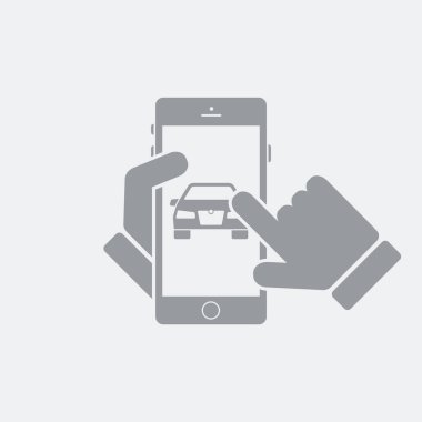 Düz ve izole vektör çizim simgesini minimal ve modern tasarımı ile