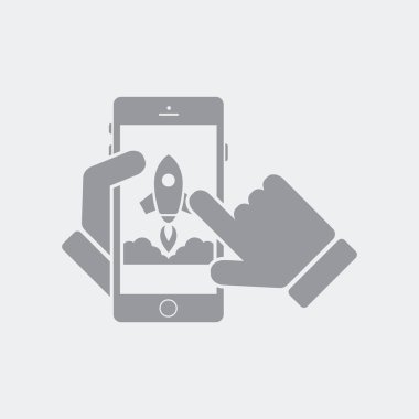 Düz ve izole vektör çizim simgesini minimal ve modern tasarımı ile