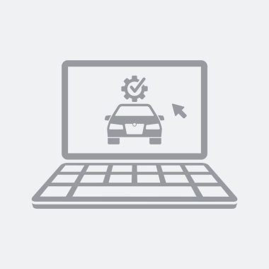 Düz ve izole vektör çizim simgesini minimal ve modern tasarımı ile