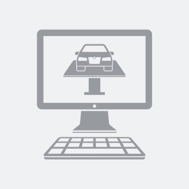 Düz ve izole vektör çizim simgesini minimal ve modern tasarımı ile