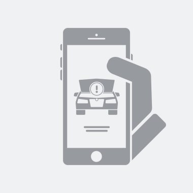 Düz ve izole vektör çizim simgesini minimal ve modern tasarımı ile