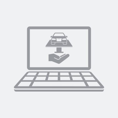 Düz ve izole vektör çizim simgesini minimal ve modern tasarımı ile