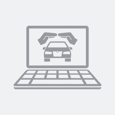 Düz ve izole vektör çizim simgesini minimal ve modern tasarımı ile