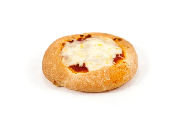 Primo piano della mini pizza italiana — Foto Stock