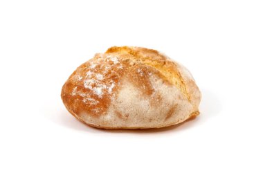 Ekmek, beyaz arka plan üzerinde tek izole fırın ürün taze İtalyanca