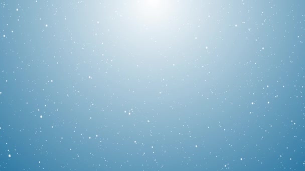 Langsame Schleife Fallender Schnee Hintergrund — Stockvideo