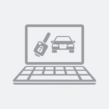 Düz ve izole vektör çizim simgesini minimal ve modern tasarımı ile