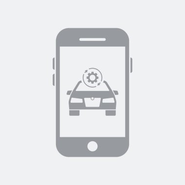 Düz ve izole vektör çizim simgesini minimal ve modern tasarımı ile