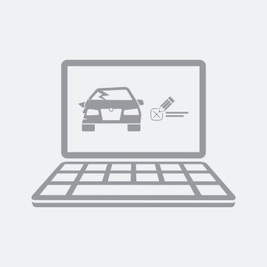 Düz ve izole vektör çizim simgesini minimal ve modern tasarımı ile