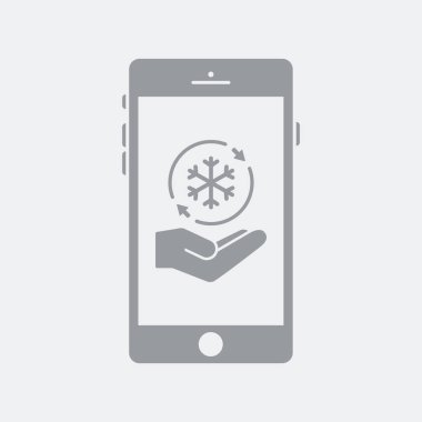 Düz ve izole vektör çizim simgesini minimal ve modern tasarımı ile