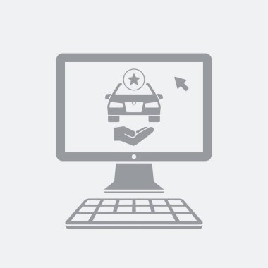 Düz ve izole vektör çizim simgesini minimal ve modern tasarımı ile