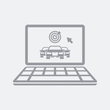 Düz ve izole vektör çizim simgesini minimal ve modern tasarımı ile