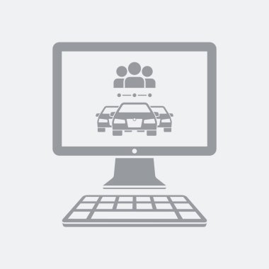 Düz ve izole vektör çizim simgesini minimal ve modern tasarımı ile