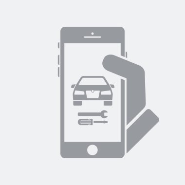 Düz ve izole vektör çizim simgesini minimal ve modern tasarımı ile