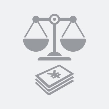 Düz ve izole vektör çizim simgesini minimal ve modern tasarımı ile