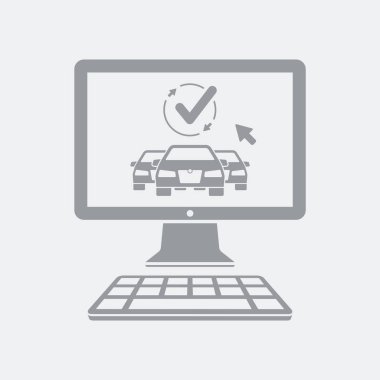 Düz ve izole vektör çizim simgesini minimal ve modern tasarımı ile