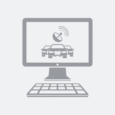 Düz ve izole vektör çizim simgesini minimal ve modern tasarımı ile