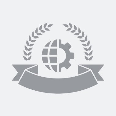 Düz ve izole vektör çizim simgesini minimal ve modern tasarımı ile