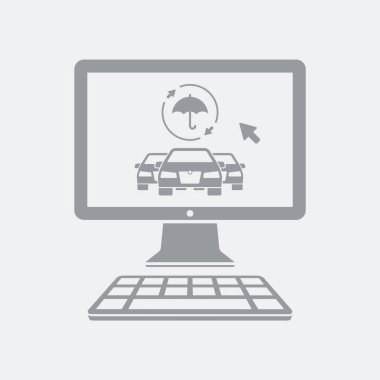 Düz ve izole vektör çizim simgesini minimal ve modern tasarımı ile