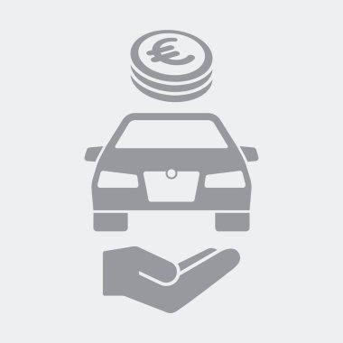 Düz ve izole vektör çizim simgesini minimal ve modern tasarımı ile