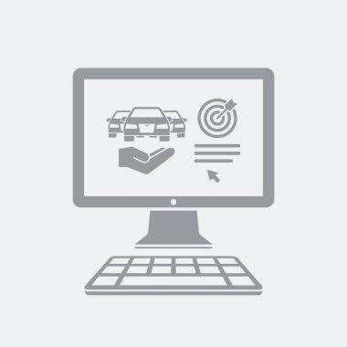 Düz ve izole vektör çizim simgesini minimal ve modern tasarımı ile